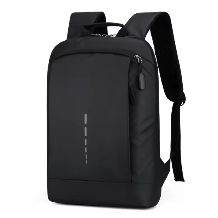 Mochila Impermeable Para Hombres Ultra Ligera Estilo Clásico Con Capa De Computadora De 15.6'' Mochila De Hombro Suave Material Nylon Con Costuras Embossing - 1