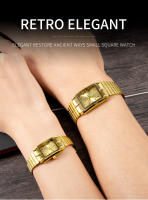 Reloj De Pulsera De Lujo En Oro Y Acero Inoxidable Para Hombres Y Mujeres Reloj De Cuarzo Resistente Al Choque Y Al Agua L1018 - details 0