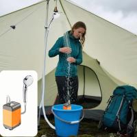 Ducha Portátil Resistente - 7800mAh Batería, Presión Ajustable, Medición de Temperatura, para Camping, Universidades y Casas de Campo - details 10