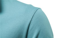 Camiseta POLO informal de negocios de verano para hombre, camiseta de manga corta de algodón con solapa de color sólido para hombre - details 14