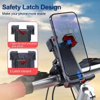 Soporte De Teléfono Para Bicicleta Y Motocicleta Compatible Con iPhone Samsung Y Todas Las Teléfonos Móviles Soporte De Manillar Para Navegación - details 9