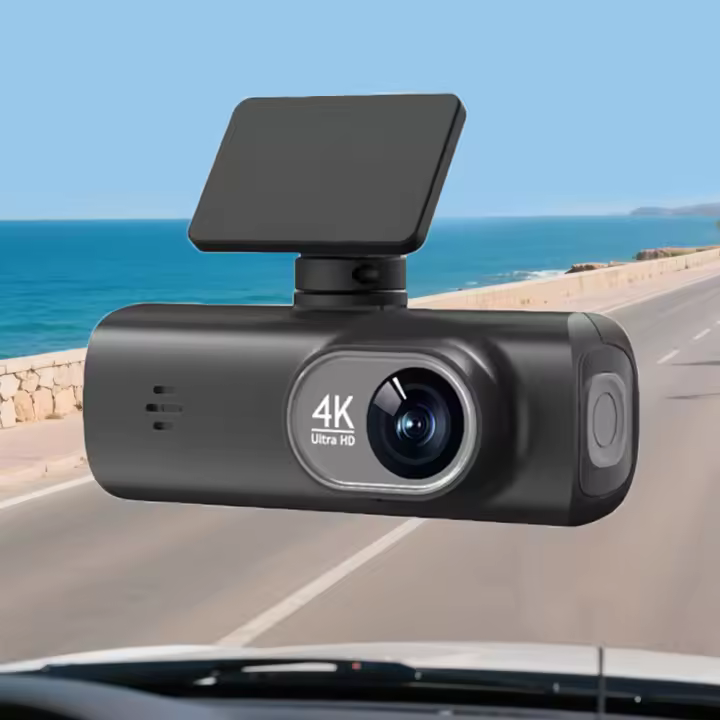 Cámara Automotriz con GPS - 2160P Resolución, Doble Grabación Delantero y Trasero, 170° Ángulo, Visión Nocturna, Control Remoto por Aplicación - 1