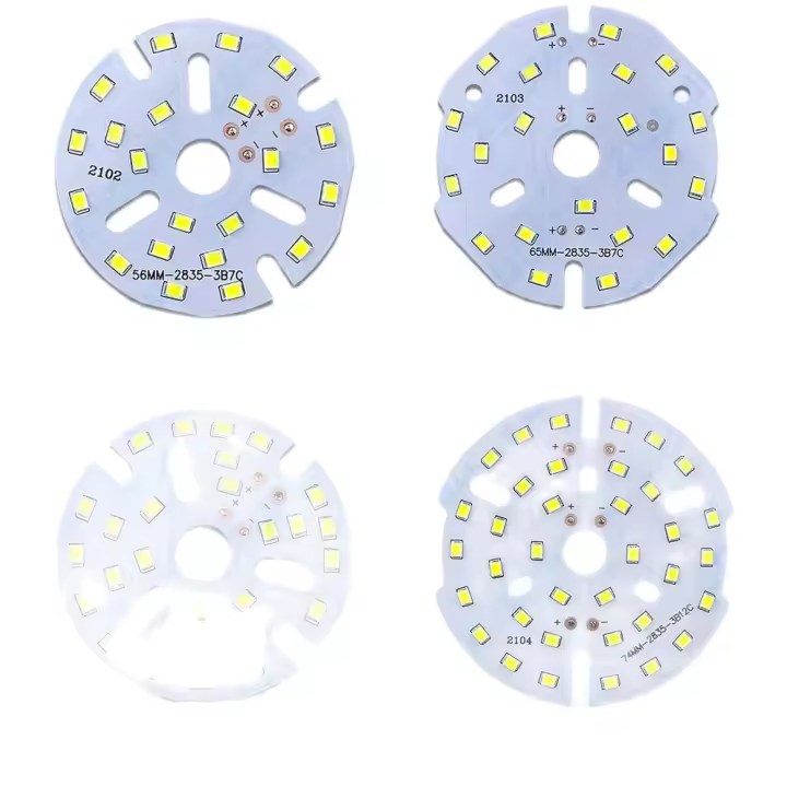 Placa De Luz LED SMD 2835 Alta Brillo Para Iluminación Doméstica DIY Panel De Luz Blanca Cálida Y Caliente Banda LED 3W-36W - 1