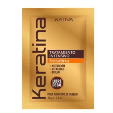 Tratamiento Intensivo Kativa Keratina Nutre y Fortalece el Cabello 35gr - 1