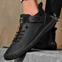 Zapatos Casuales Para Hombre De Cuero Hacer a Mano Transpirables Mocasines De Moda Talla Grande 38-48 Zapatos De Barco Lujo - details 19