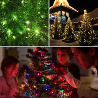 Luces De Fairy LED Duraderas En Cuero Genuino Con 8 Modos Impermeables Para Decoración De Navidad Árbol Jardín Fiesta Lámpara De Césped - details 6