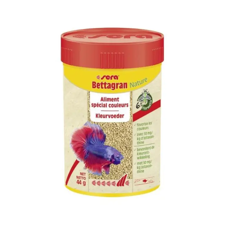 Sera Bettagran Nature 100ml Alimento para Peces Sin Colorantes Ni Conservantes - 1