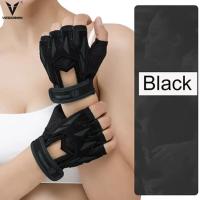 Guantes De Gimnasio Transpirables Para Hombres Y Mujeres 2023 Antideslizantes De Medio Dedo Para Levantamiento De Pesas Y Entrenamiento De Fitness - details 3