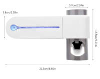 Soporte para Cepillos de Dientes UV con Esterilización y Dispensador Automático de Pasta de Dientes - details 0