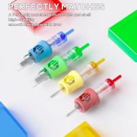 20Pcs POSEIDON pro Cartridges Agujas De Tatuaje Ultra Tensas Y Largas De Acero Inoxidable Para Profesionales - details 1