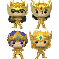 Funko Pack 4 Funko   Saint Seiya CAballeros Zodiaco Dorados Gold Aquarius Hyoga  Shiryu  Ikki - details 1