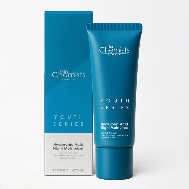 skinChemists Crema de Noche con Ácido Hialurónico Hidratante y Anti-edad 50ml - 1