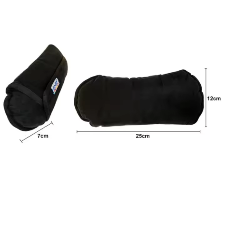 Cinturón de seguridad para automóvil negro, protector de hombros, reposacabezas para automóvil, almohada para el cuello, almohada para dormir, artefacto para dormir, protector de cuello - 1