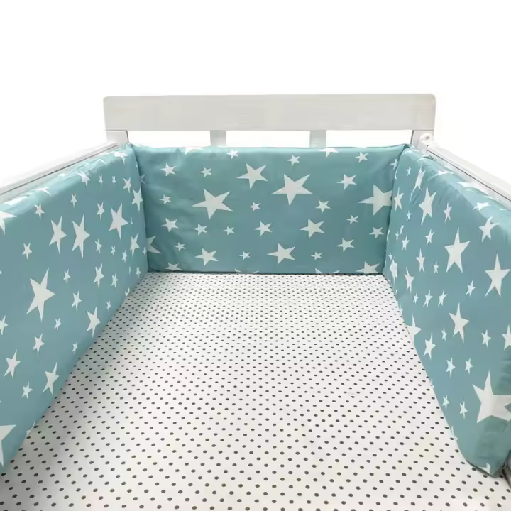 TK Parachoques de Algodón Gruesto para Cuna de Bebe, protector de cuna de una Pieza, cojines, decoración de Cama para habitación de recien nacidos,Parachoques para Cama de Bebe, pieza de Protección - 1