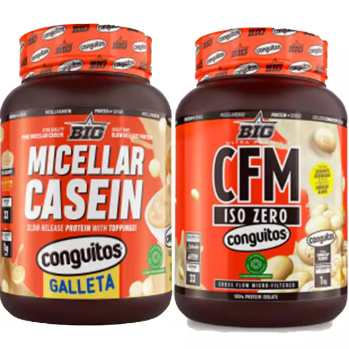 Pack Lacasitos - Proteína de suero sin lactosa en polvo 1 kg+ Lacasitos - Aislado de proteína de suero 1 kg - 1