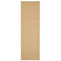 vidaXL Alfombra de sisal natural 80x250 cm Color Natural,  Negro,  Marrón y mas Alfombras de área  Alfombra de Piso para Sala de Estar Dormitorio Habitación Salón - details 1
