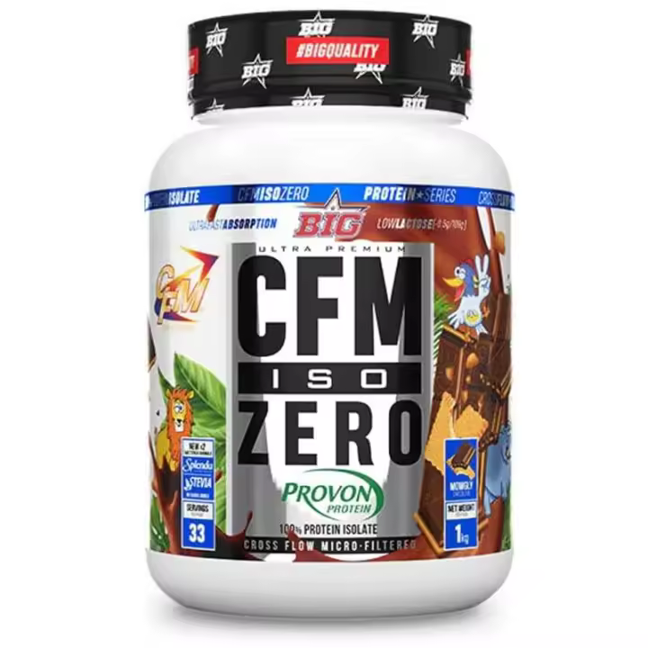 Big Cfm Iso Zero 1kg Polvo Mowgly Dark Choco - 1