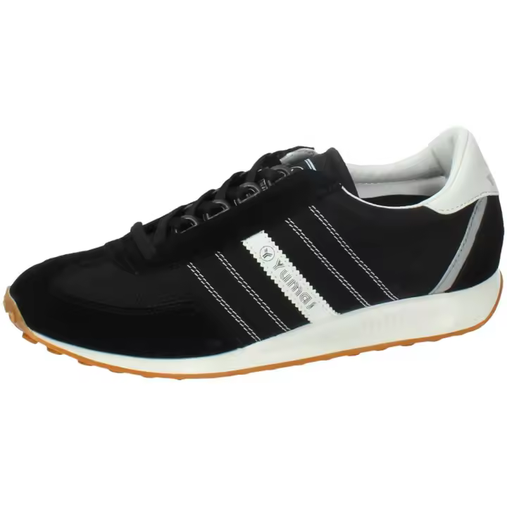 Deportivos marca YUMAS para hombre en color negro. Bambas Mónaco Deportivas para Hombre Yumas en Color Negro con Cordones - 1