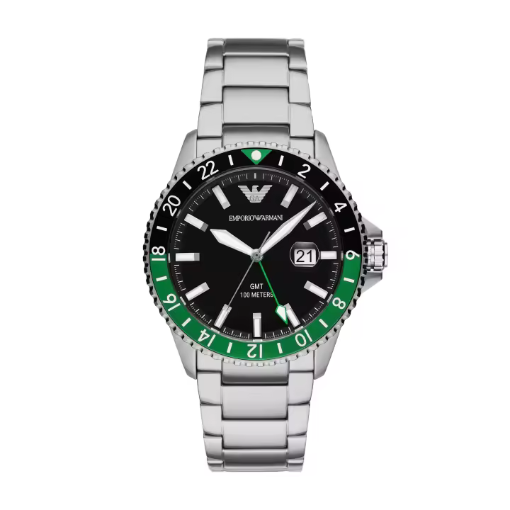 Emporio Armani Reloj STAINLESS STEEL，SILVER，QUARTZ/DUAL TIME AR11589 - 1