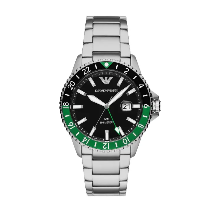 Emporio Armani Reloj STAINLESS STEEL，SILVER，QUARTZ/DUAL TIME AR11589 - 1