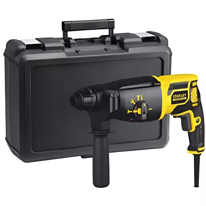 STANLEY FATMAX FME500K-QS - Martillo percutor SDS Plus 750W, 52.000 ipm, incluye maletín - 1