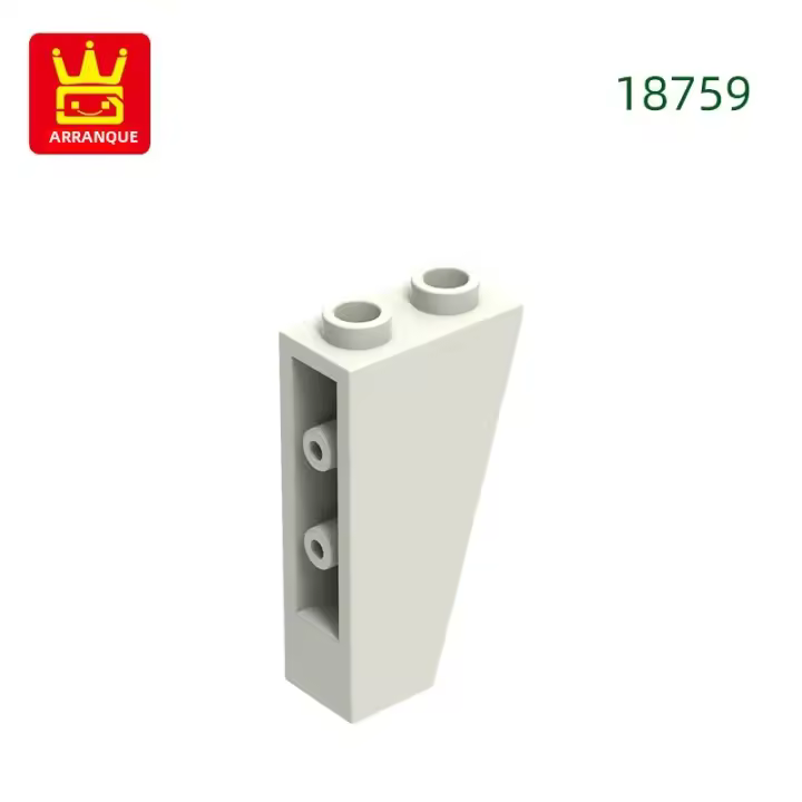 Wange 58Pcs/lot Bloques Compatible Con Bloques De Construcción DIY Para Niños Accesorios De Color 2x1x3 Inclinatorios 75 Piezas - 1