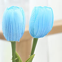 Bonsái Artificial De Tulipán Con Maceta Decoración Para Oficina Hogar Balcón Regalo De Boda Fiesta Adorno Externo Interior - details 6