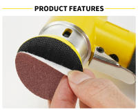 HIFESON Mini 2/3 Pulidora Aireada Pneumática Polísmica Mezcladora De Herramientas De Bricolaje Con Kit De 80 Hojas De Papel De Piedra - details 7