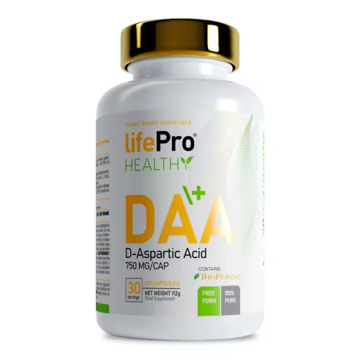 LIFE PRO ESSENTIALS DAA ACIDO D-ASPARTICO 750MG 120 VEGANCAP - 1