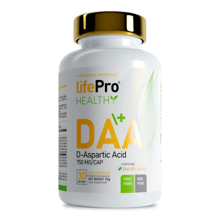 LIFE PRO ESSENTIALS DAA ACIDO D-ASPARTICO 750MG 120 VEGANCAP - 1
