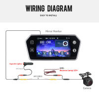KTYDKP Monitor De Espejo Retrovisor Para Coche De 7 Pulgadas Con Cámara Carplay Android Auto Video HD FM Radio MP5 Jugador Multimedia Con USB TF - details 9