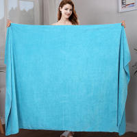 Toalla De Baño De Microfibra Gruesa Super Absorbente Y Secado Rápido Multiusos Toalla De Algodón Peinado Estilo Rectangular - details 3