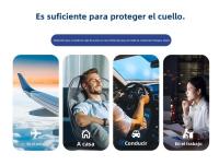 Almohada De Cuello Para Viaje Durable En Forma De U No Deformable Almohada Portátil Para Avión Rellena De Espuma De Memoria Material Poliéster/Celulosa - details 2