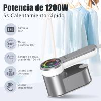 Plancha de vapor vertical Plancha de viaje: Plancha de vapor portátil de mano de 1200 W para calentamiento rápido horizontal y vertical - Mini plancha Modo de planchado en seco Plancha plegable giratoria pequeña - Perfecta para el hogar y los viajes - details 4