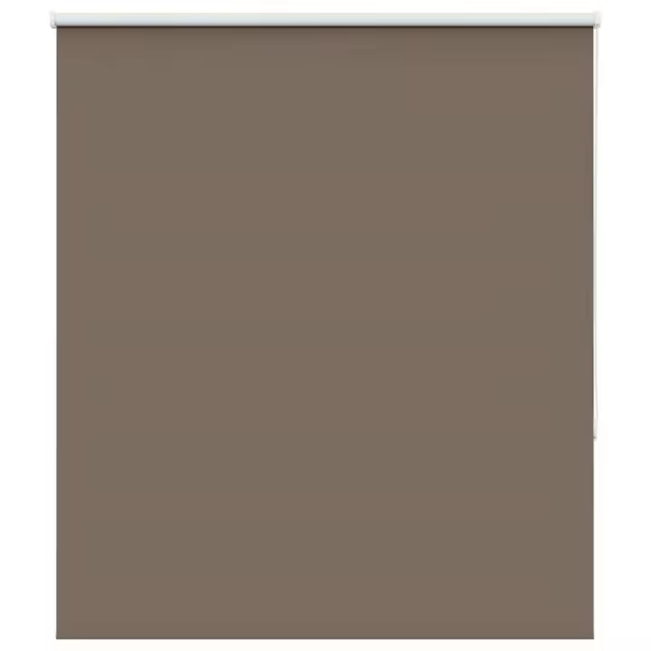 Estor Enrollable Opaco Color Café 120x130 cm Tela Ancho 116,6cm - 1
