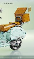 Bloques De Construcción Técnicos Para Ciudad 1:5 Motocicleta Y Vehículos De Carreras 1828pcs Juguete Para Niños Regalos MOC T4025 - details 5