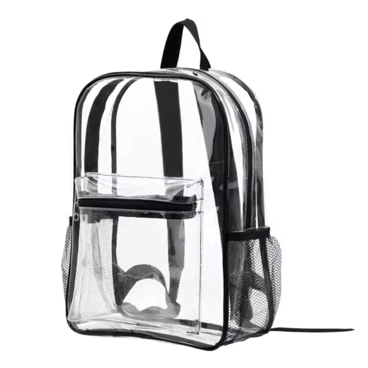 Mochila Transparente Impermeable De PVC Para Deporte Al Aire Libre Viajes Y Estudio Gran Capacidad De Almacenamiento Mochila Casual Para Estudiantes - 1