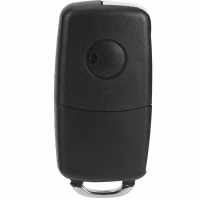 Banner - Carcasa mando llave del coche 2 botones compatible con VW negro