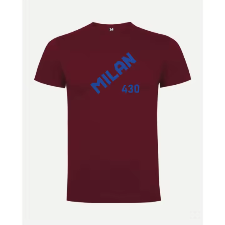 Camiseta roly hombre retro goma de borrar milan 430 en impresión dtf de máxima calidad y durabilidad - 1