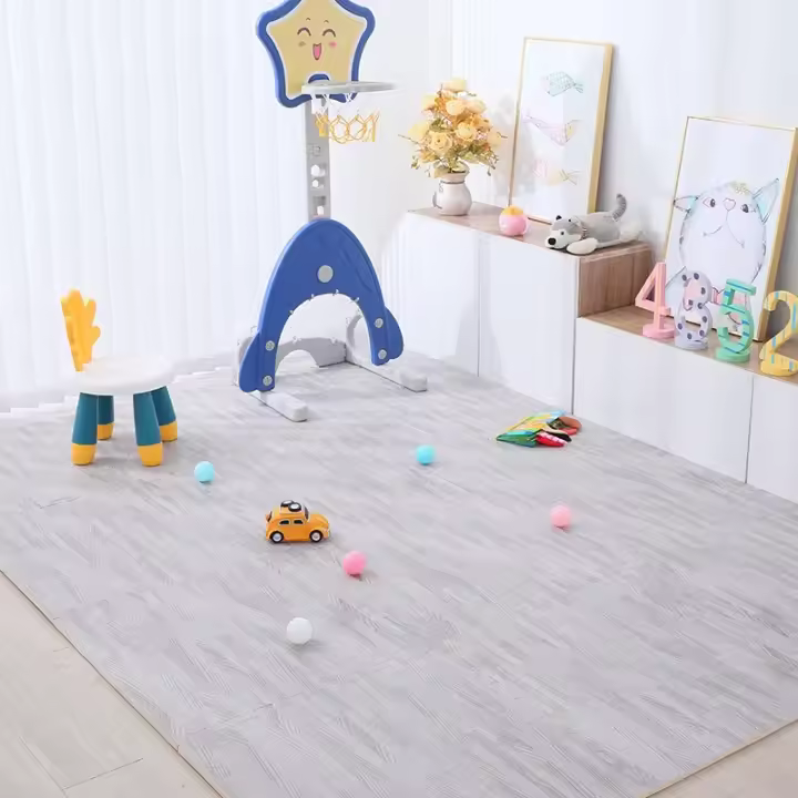 8/16Pcs Juego De Azulejos De Piso Para Bebé Impermeables Antideslizantes Suaves Para Area De Juego Infantil En Sala De Estar Decoración De Dormitorio Para Caminantes - 1