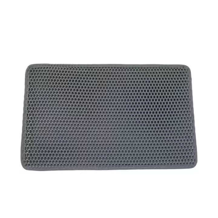 Alfombra De Arena Para Gatos Doble Capa Impermeable Antideslizante Lavable Regalo Para Jaula De Arena De Mascotas - 1