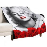 Marilyn Monroe - Amor - Cobija De Lujo D82 Para Sofá Decorativo Impermeable Antipelusa Retardador De Llama Para Todas Las Estaciones - details 1