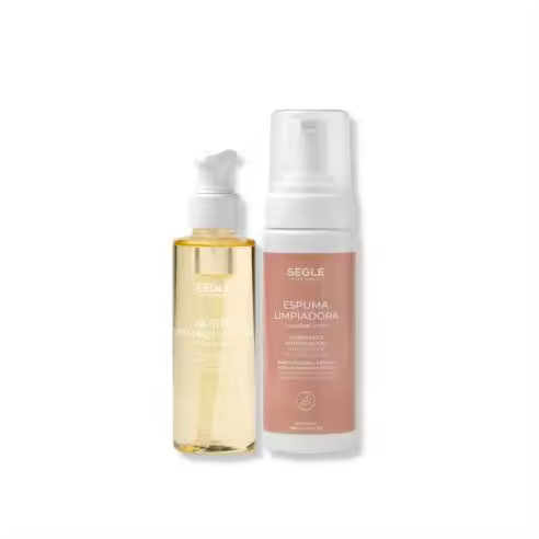 Segle Pack Doble Limpieza Aceite Desmaquillante 150ml  + Espuma Limpiadora 150ml - 1
