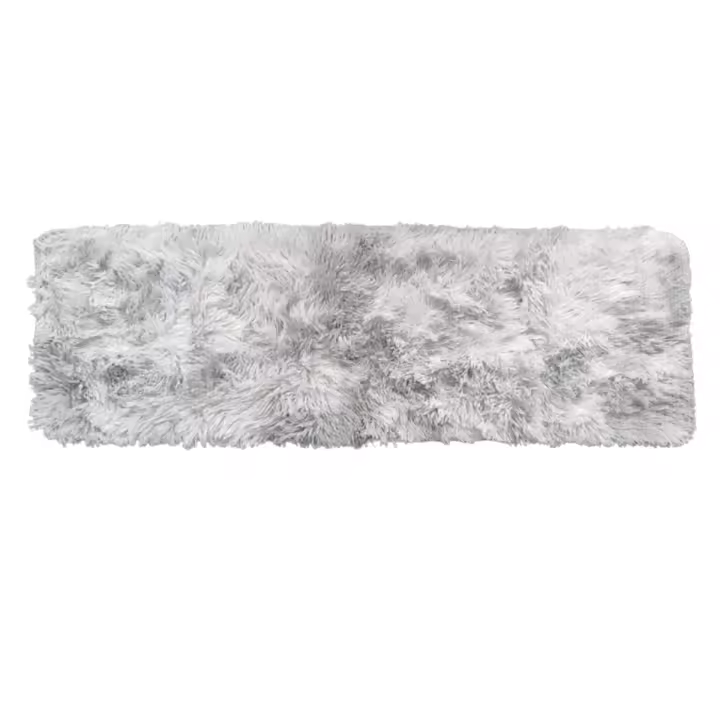 Alfombra De Area Suave Tiesa Dye Fuzzy Non-slip Para Dormitorio Alfombra De Pelo Suelto Para Sala De Estar Material De Poliéster 100% - 1