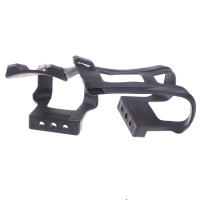 Paquete De 1 Par De Clip De Tela Para Bicicleta Ultra-Ligero Negro Accesorios De Ciclismo Clips De Pie De Pedal Medio Con Tornillos Para Montañas - details 7