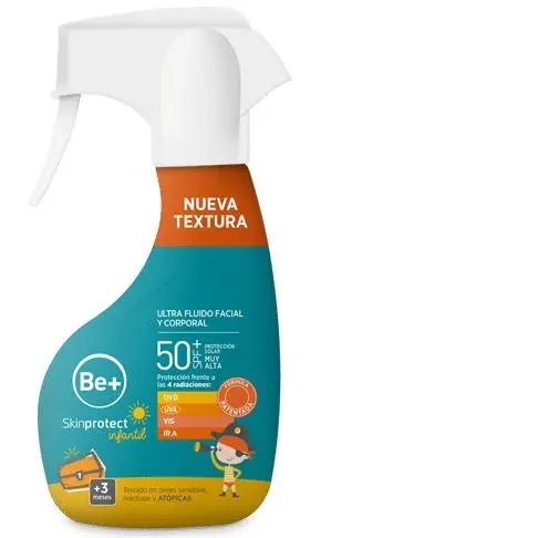 Be+ SKINPROTECT Ultra Fluido Spray Infantil Facial y Corporal 250ml. - 1