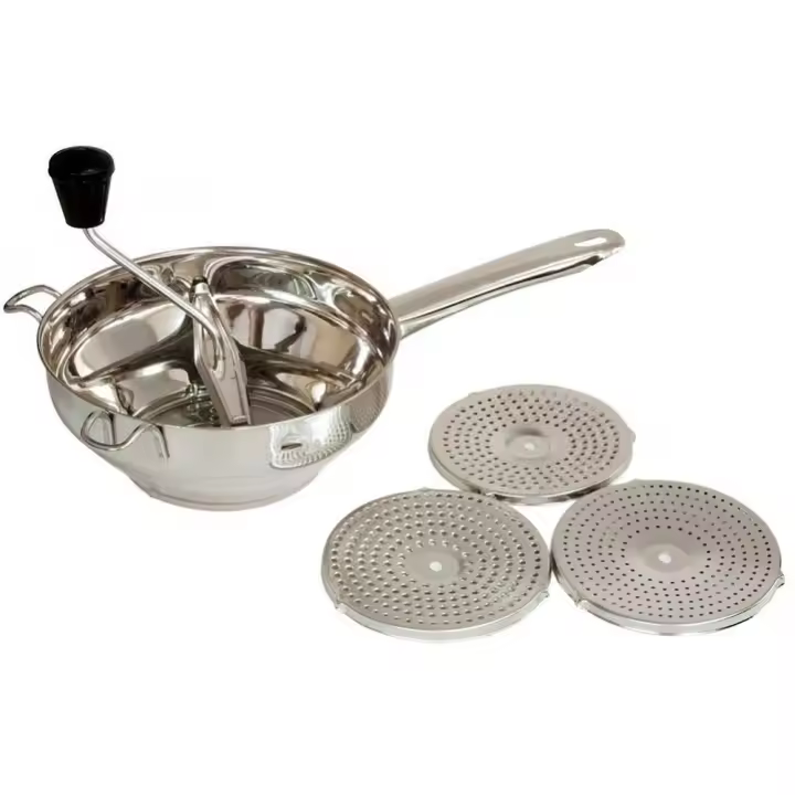 Pasapures inoxidable 3 discos 20 cm - 1