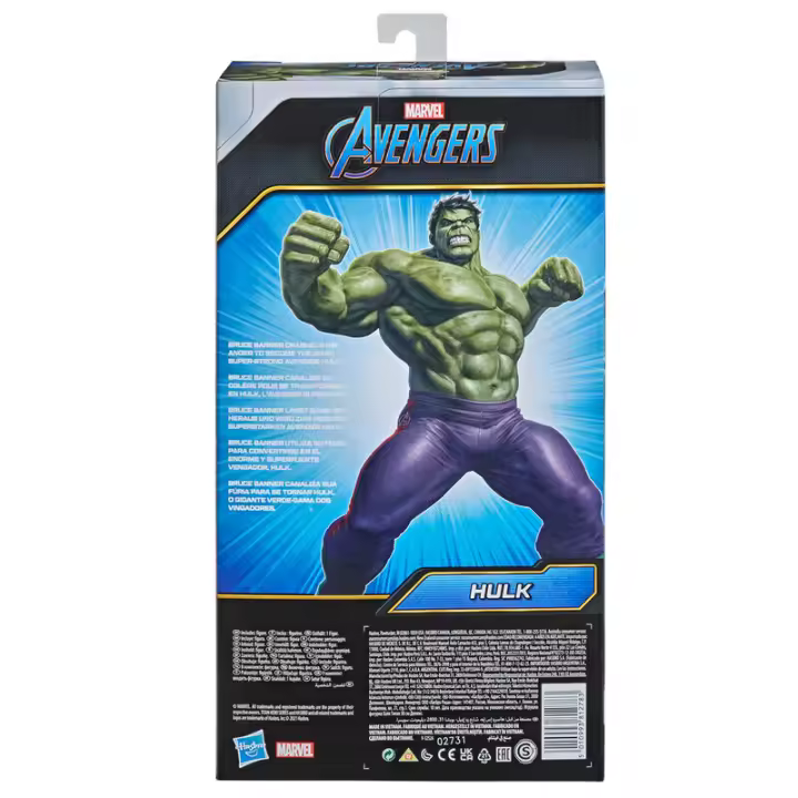 Figura Titan Hero Hulk Marvel 30cmFigura  Coleccionable - Idea de Regalo- Mercancia Oficial - Juguetes para Niños y Adultos - Movies Fans - Muñeco para Coleccionistas y Exposición - 1
