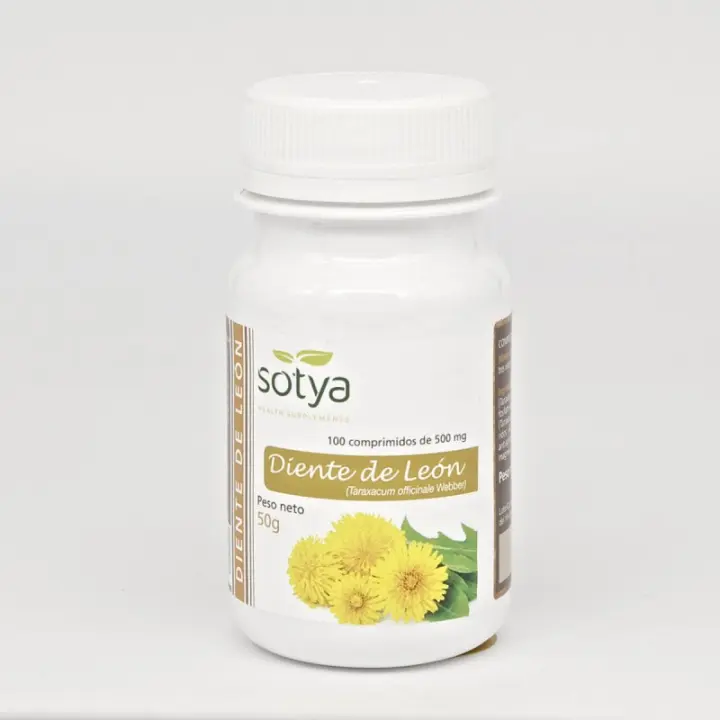 SOTYA DIENTE DE LEON 500 MG 100 COMPRIMIDOS - 1