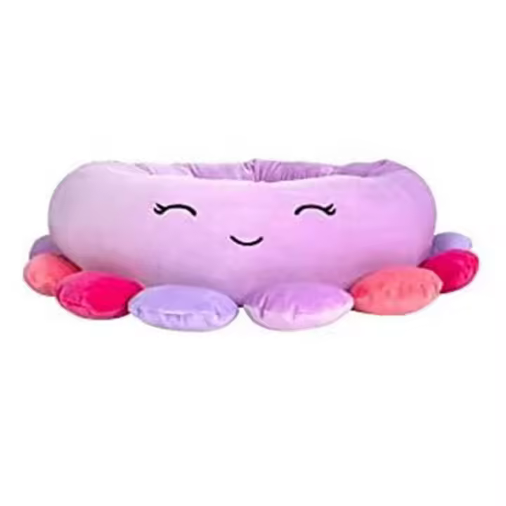 20-inch Octopus Pet Bed - Small Ultrasoft Plush Pet Bed - 1